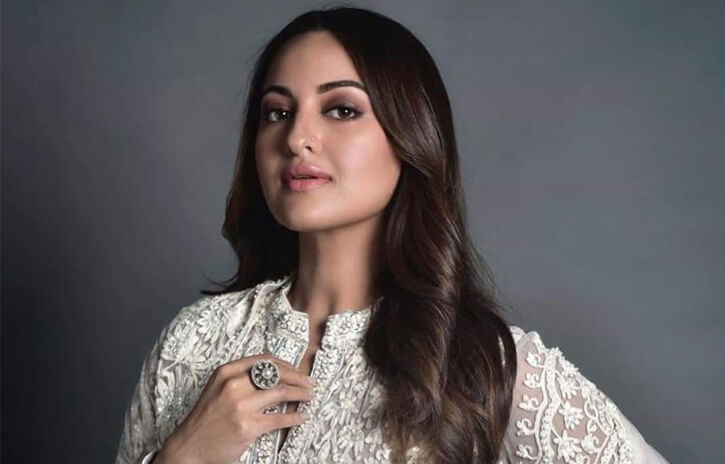 Sonakshi Sinha White Outfit
