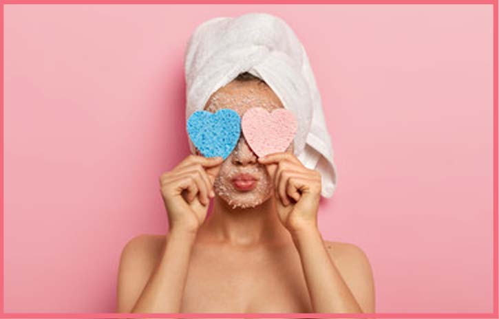 face scrub to exfoliate skin