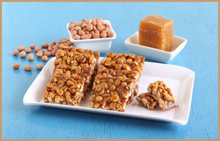 jaggery peanut chikki